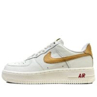 giày nike air force 1 low by you custom ‘white gold’ dq7417-991