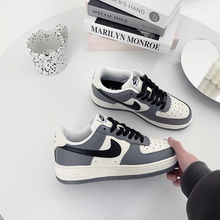 giày nike air force 1 low 'grey white' fd9063-100