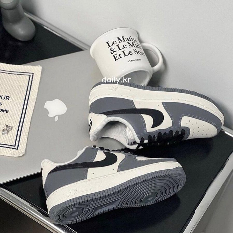 giày nike air force 1 low 'grey white' fd9063-100