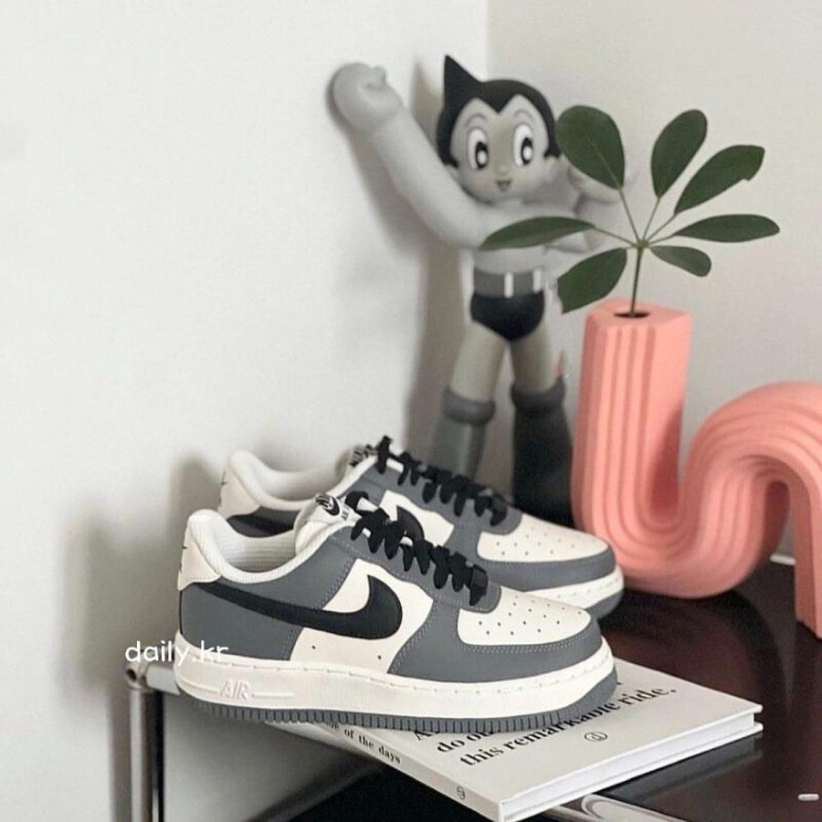 giày nike air force 1 low 'grey white' fd9063-100