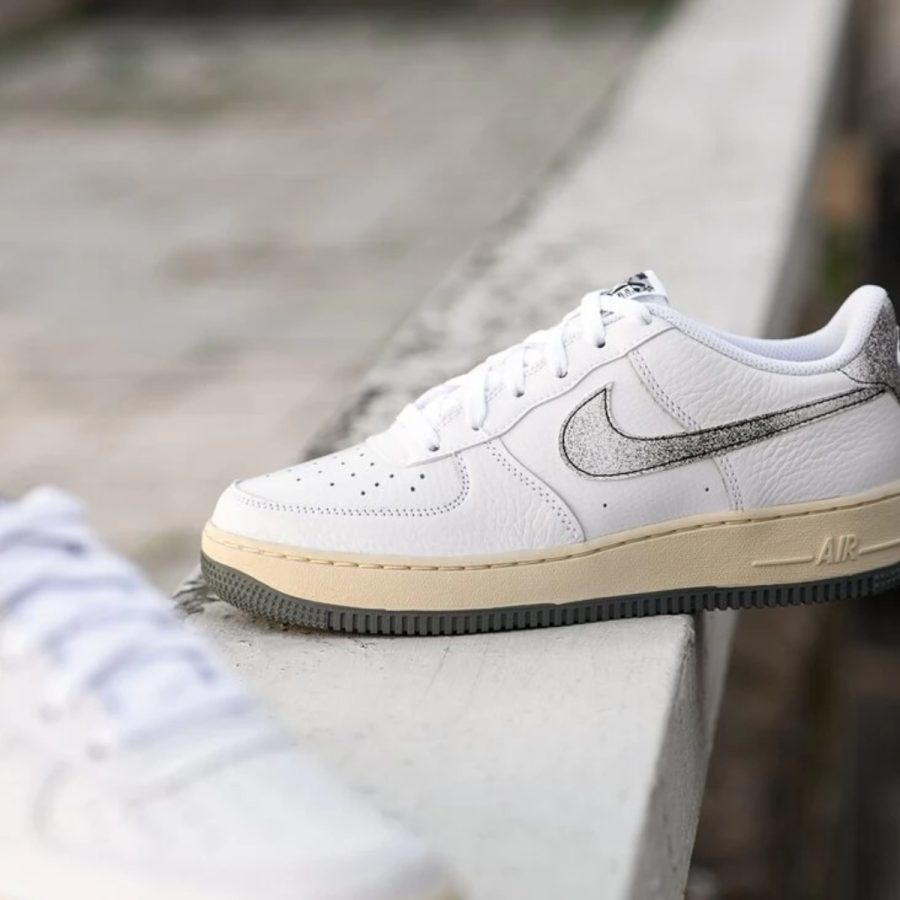 giày nike air force 1 low lv8 3 'white smoke gray' dx1657-100