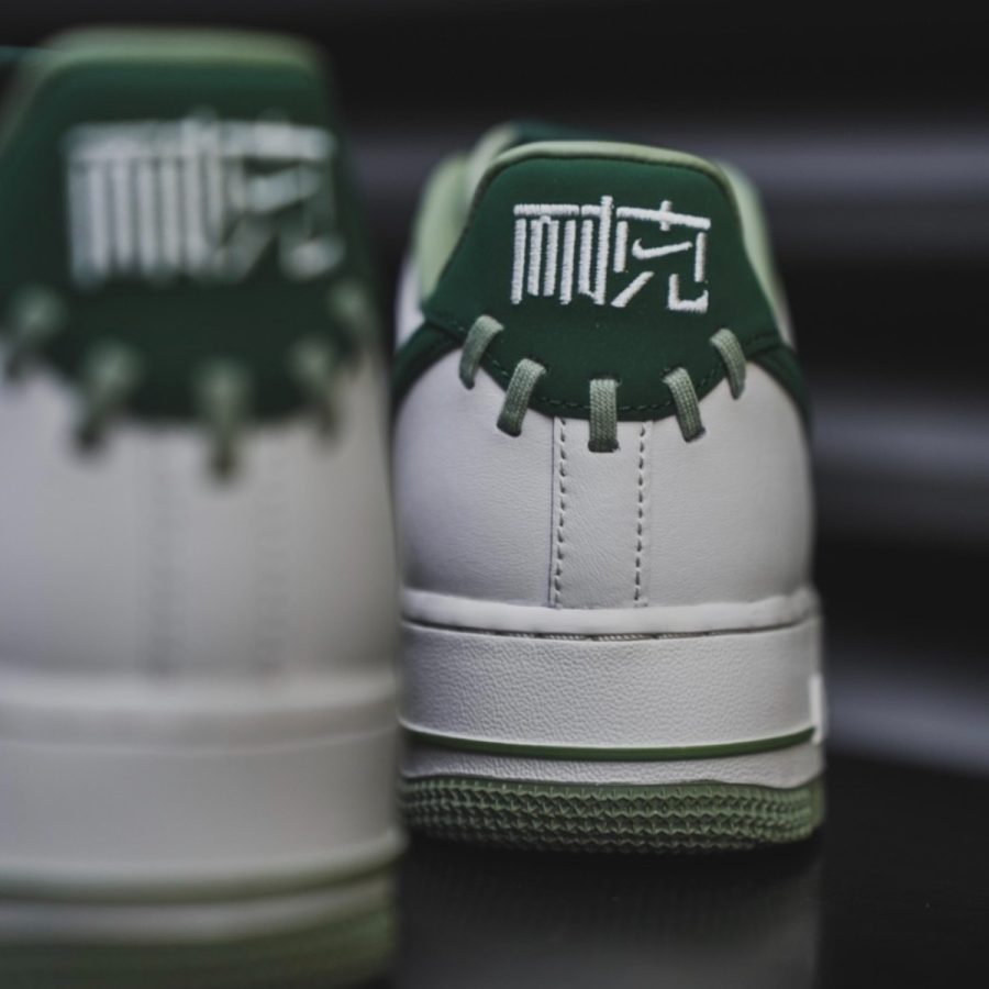 giày nike air force 1 low 'nai-ke light bone gorge green' fn0369-100