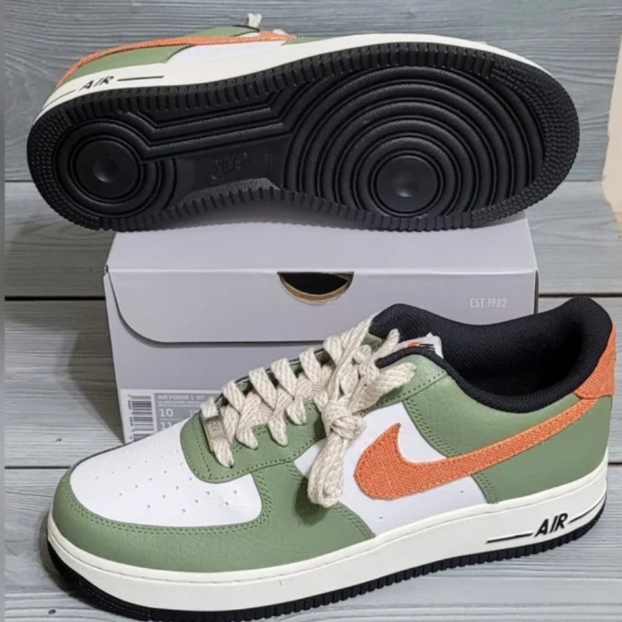 giày nike air force 1 low 'oli green' fd0758-386