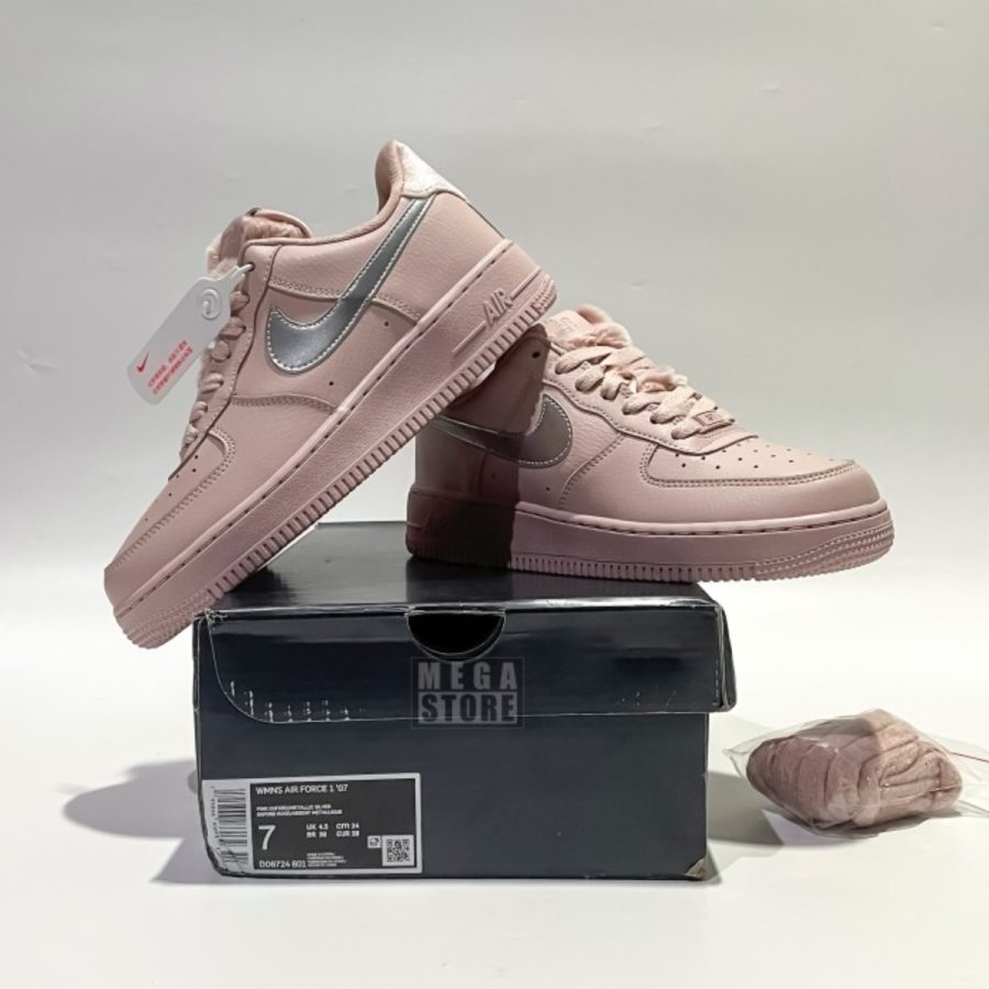 giày nike air force 1 low pink oxford d06724-601