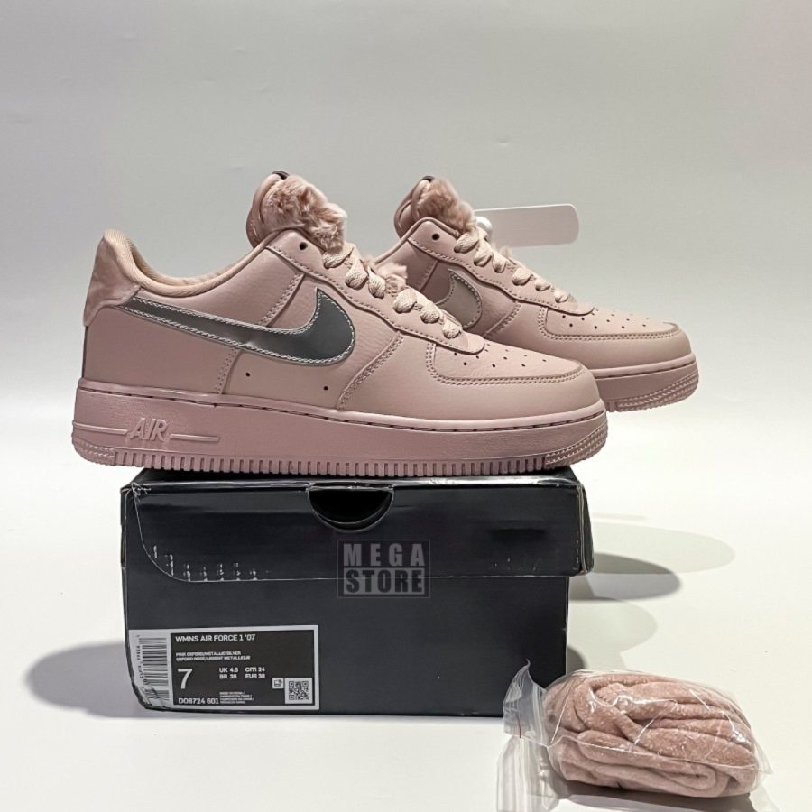 giày nike air force 1 low pink oxford d06724-601