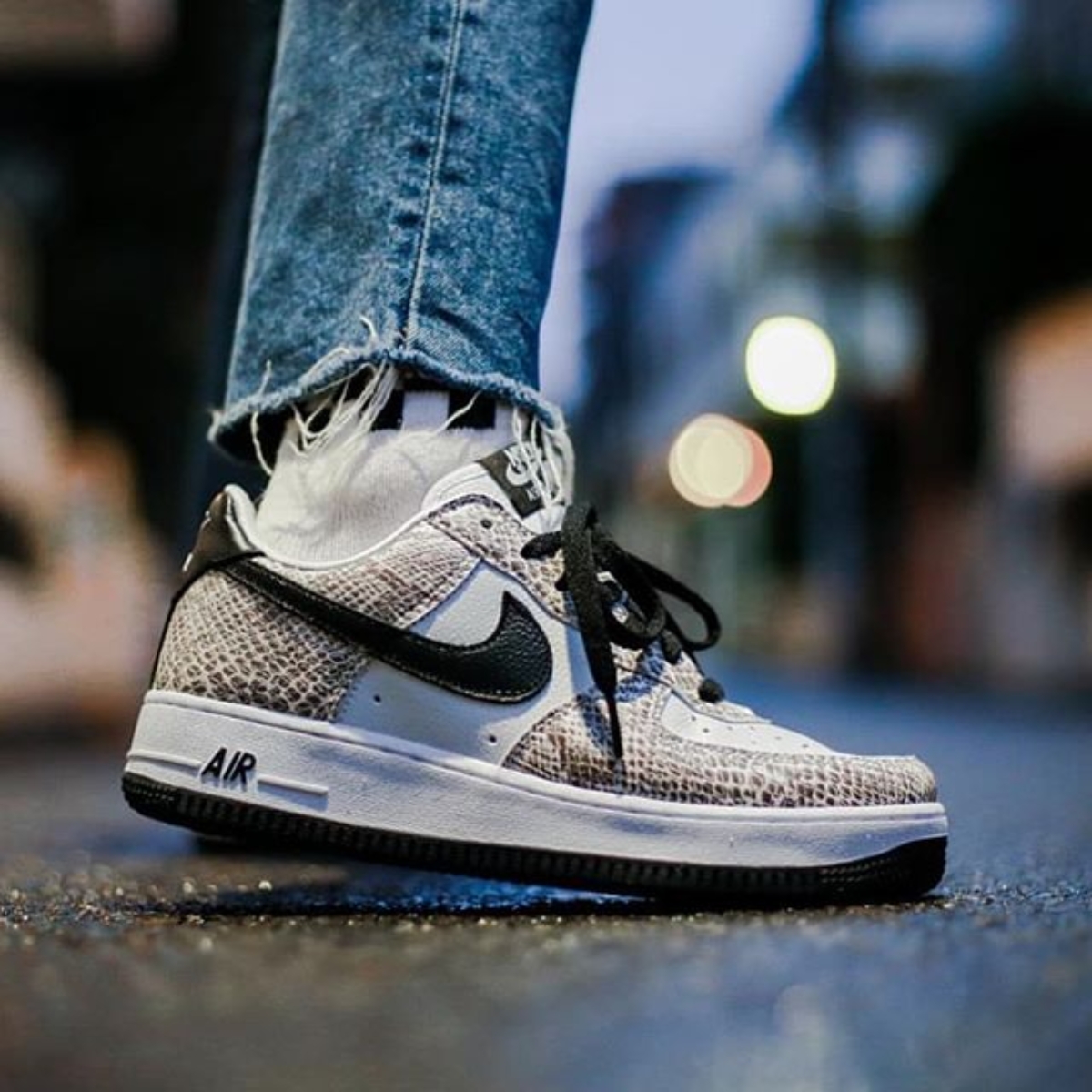 nike air force 1 low cocoa snake