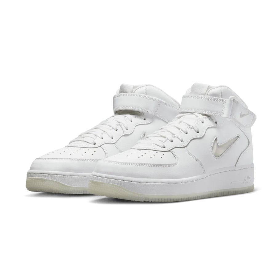 giày nike air force 1 mid ’07 ‘colour of the month summit white’ dz2672-001