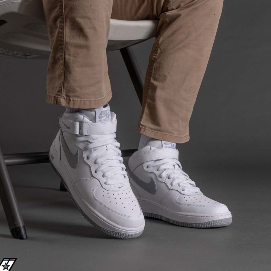 giày nike air force 1 mid le 'white wolf grey' dh2933-101