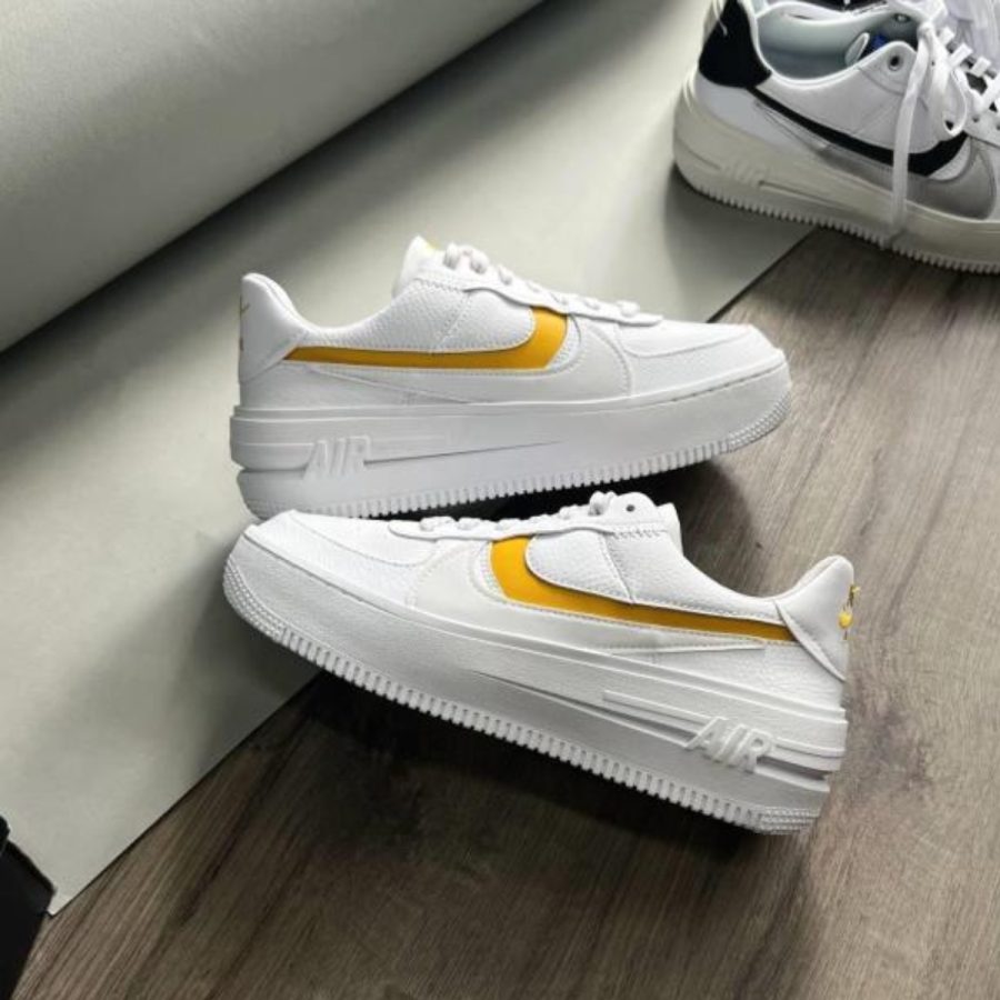 giày nike air force 1 plt.af.orm 'white yellow ochre' dj9946-102