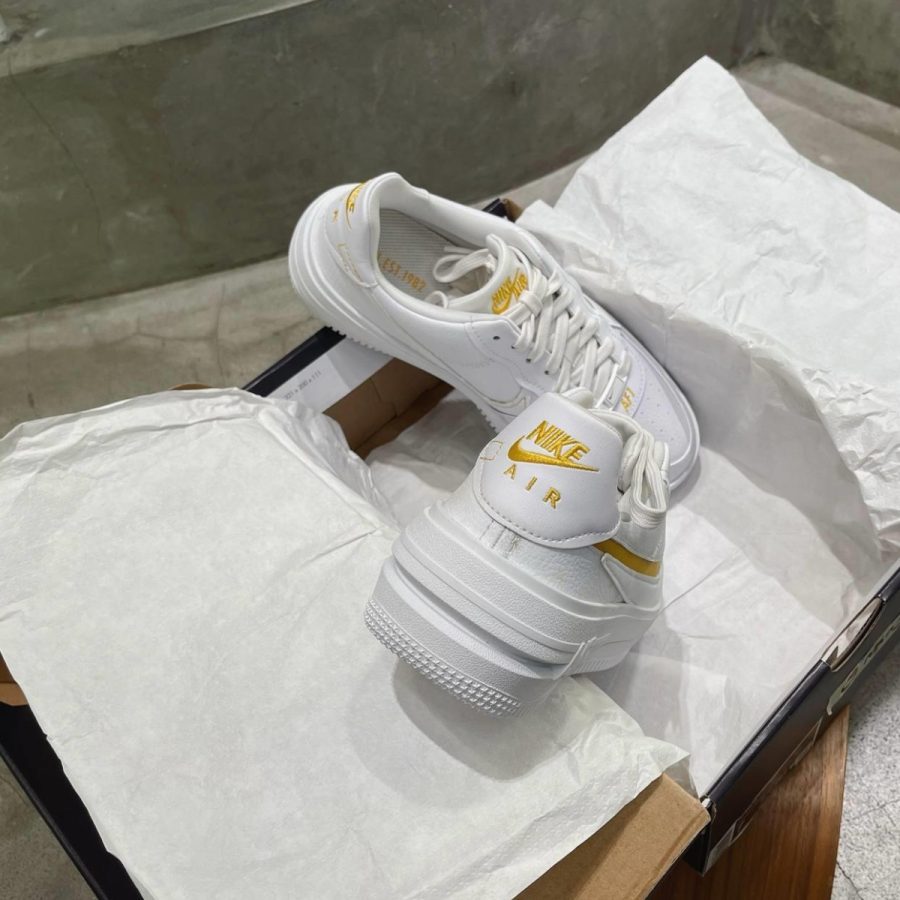 giày nike air force 1 plt.af.orm 'white yellow ochre' dj9946-102