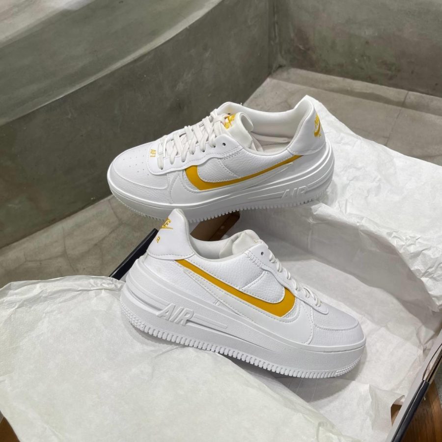 giày nike air force 1 plt.af.orm 'white yellow ochre' dj9946-102