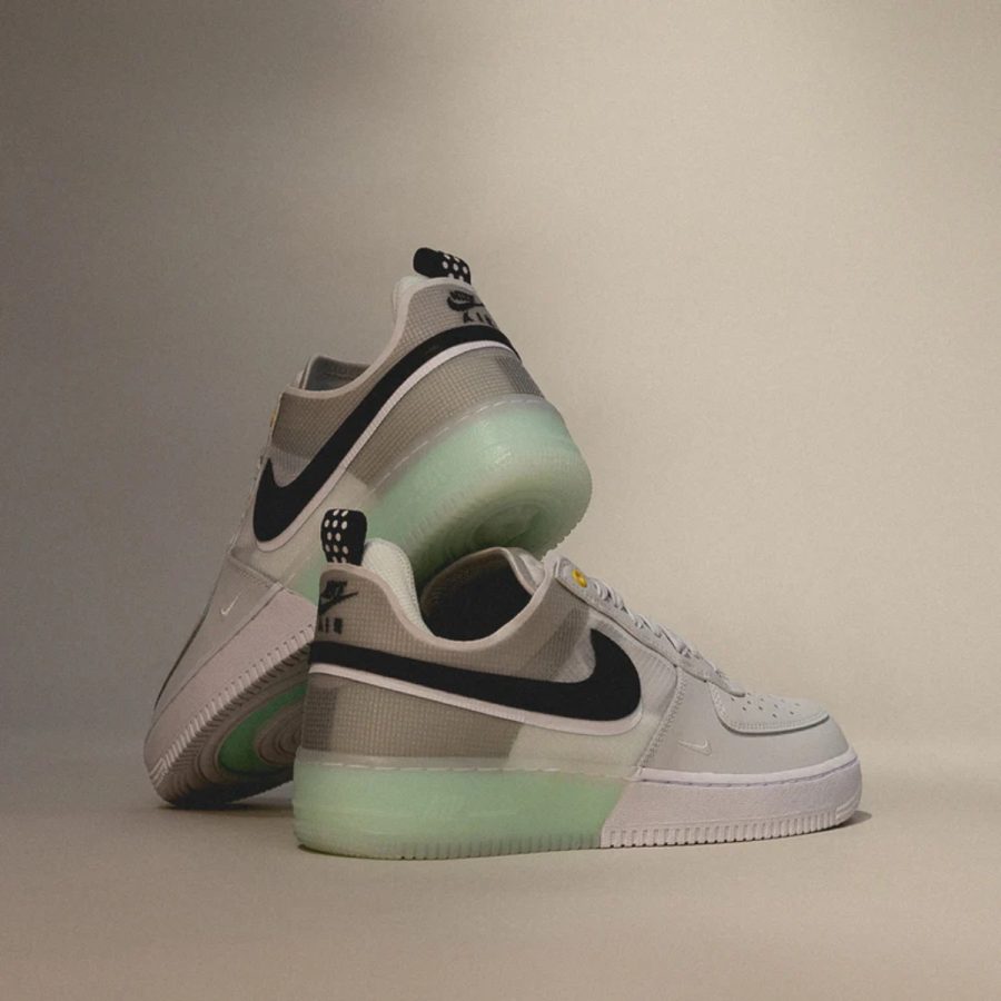 giày nike air force 1 react 'grey mint' dm0573-001