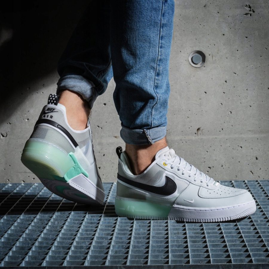 giày nike air force 1 react 'grey mint' dm0573-001