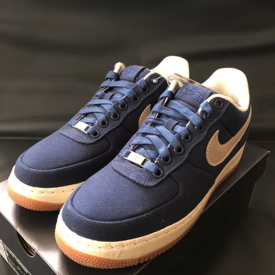 giày nike air force 1 supreme ’07 ‘midnight navy’ 316133-411
