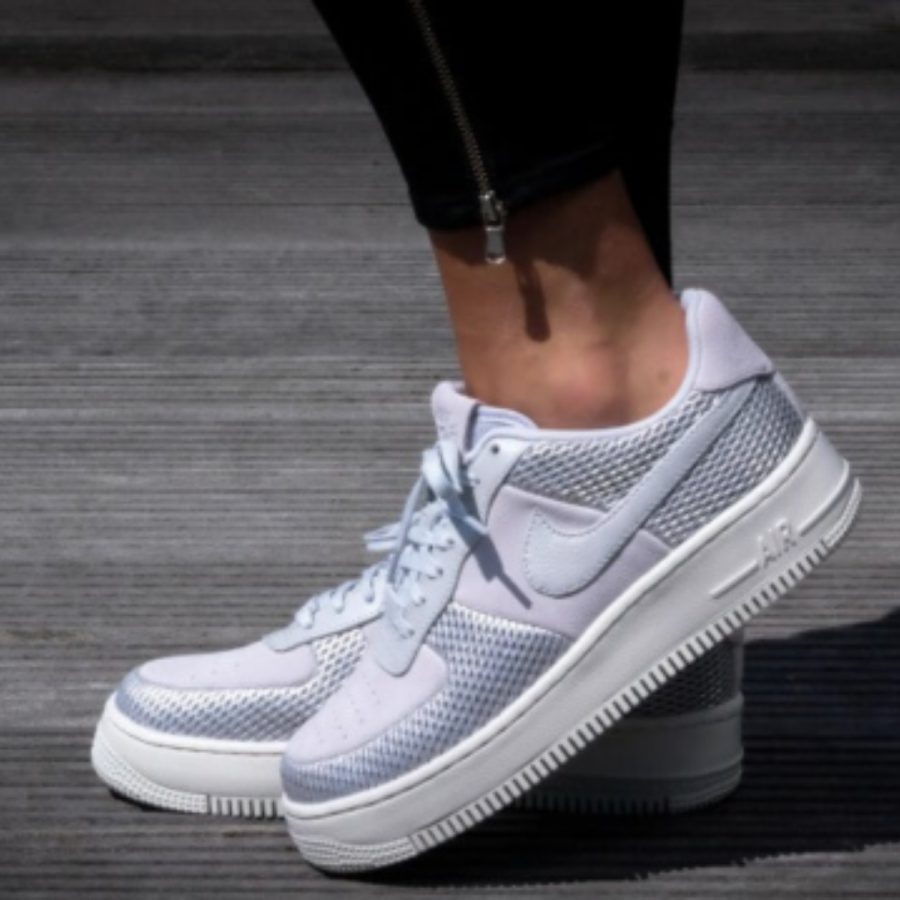 giày nike air force 1 upstep premium 'metallic platinum' 917590-001