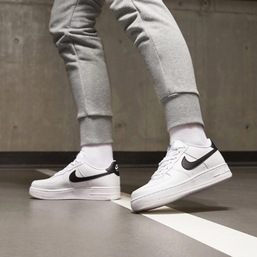 giày nike air force 1 'white black' (gs) fv5948-101