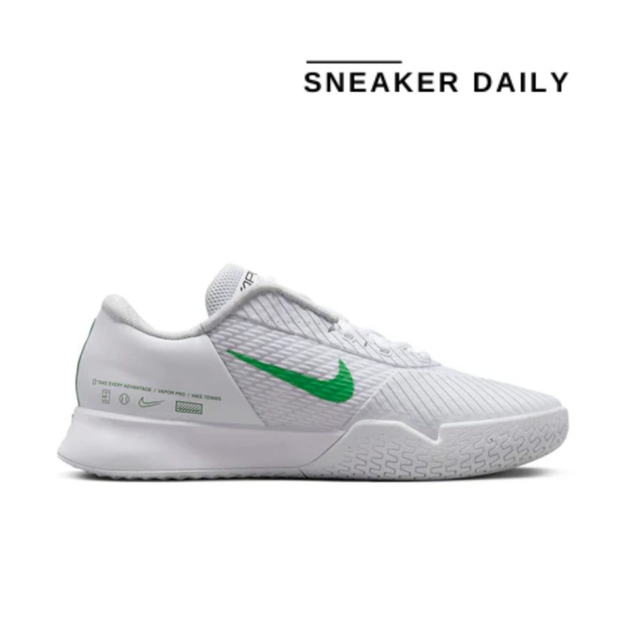 giày nike court air zoom vapor pro 2 court 'kelly green' dr6191-102