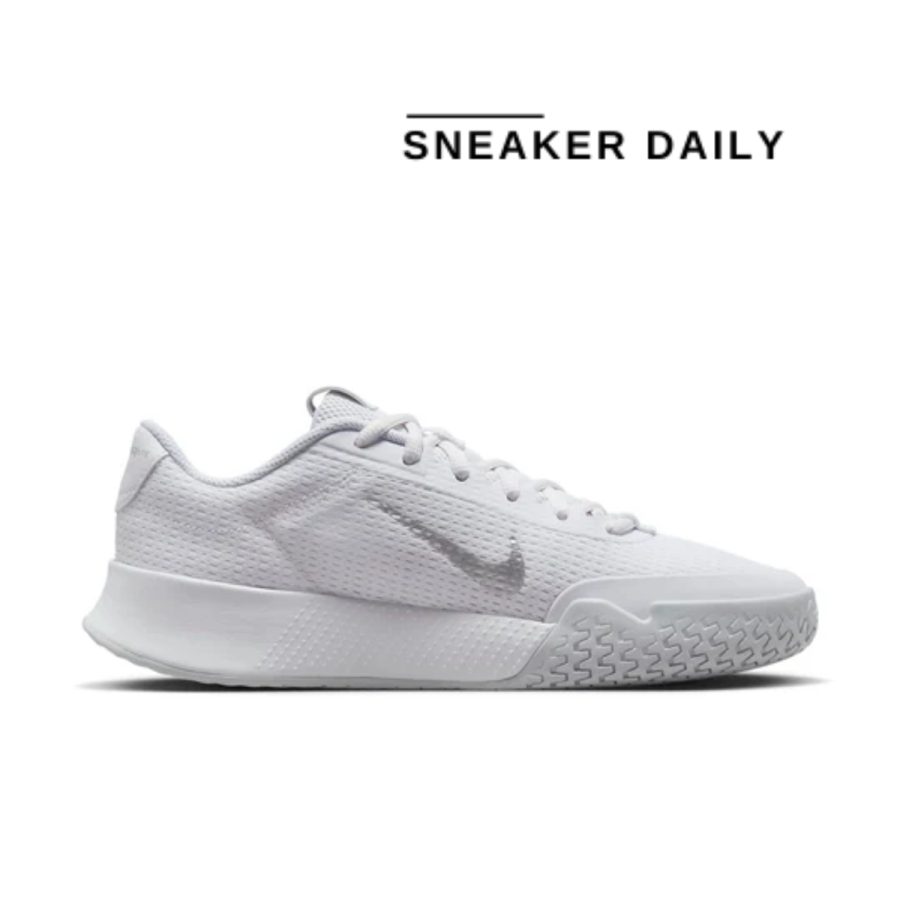 giày nike court vapor lite 2 hc 'white metallic silver' dv2019-101