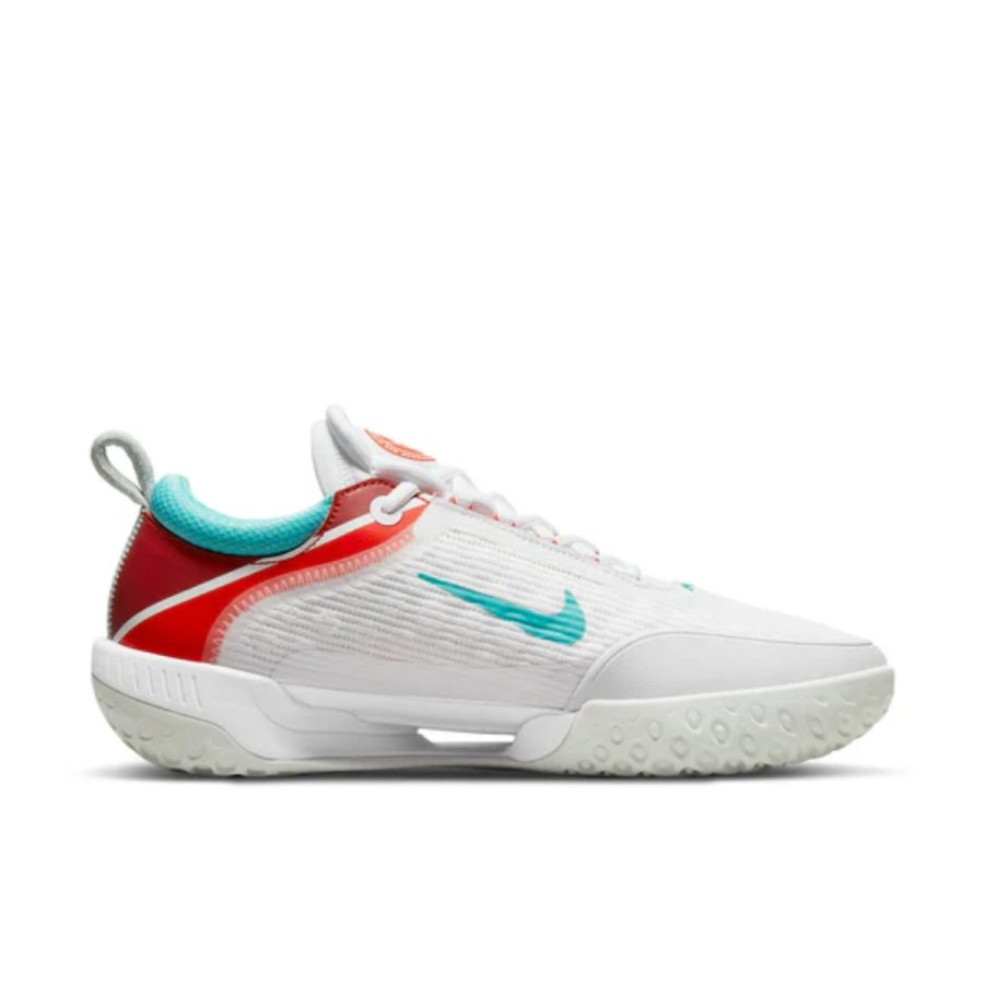 giày nike court zoom nxt 'white habanero red washed teal' dh0219-136