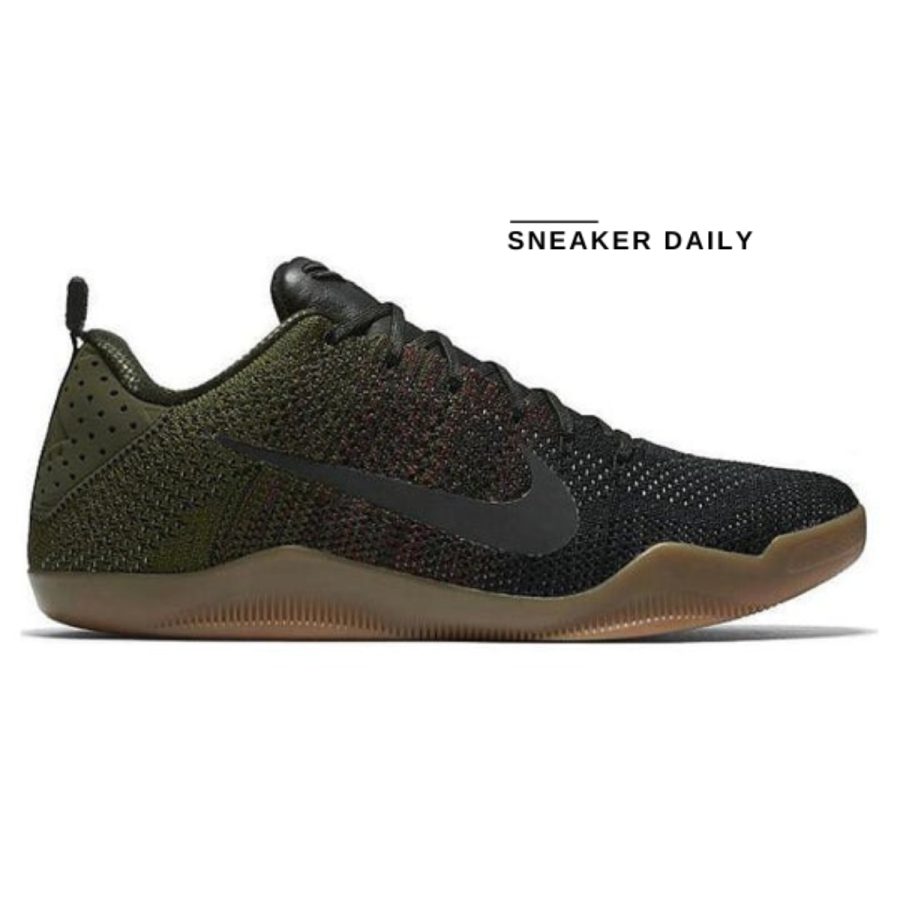 giày nike kobe 11 elite low 4kb 'black horse' 824463-063