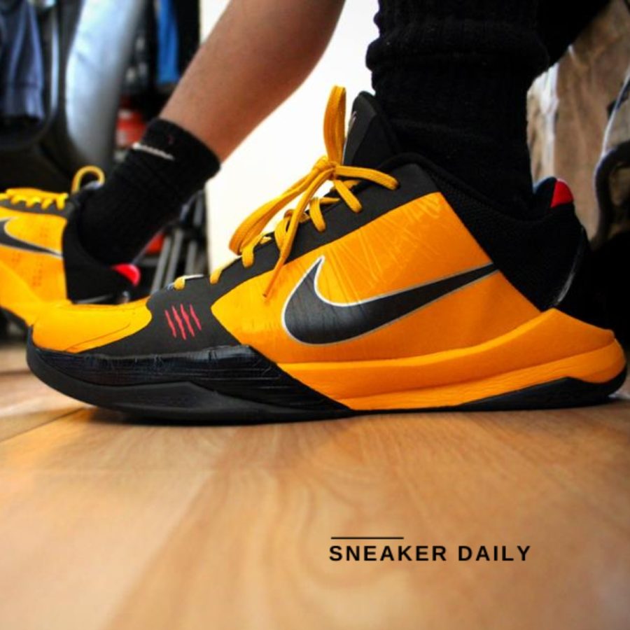 giày nike zoom kobe 5 'bruce lee' 386429-701