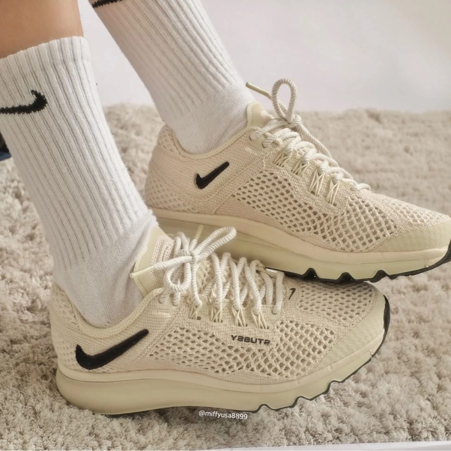 giày nike x stussy air max 2013 ‘fossil’ dm6447-200