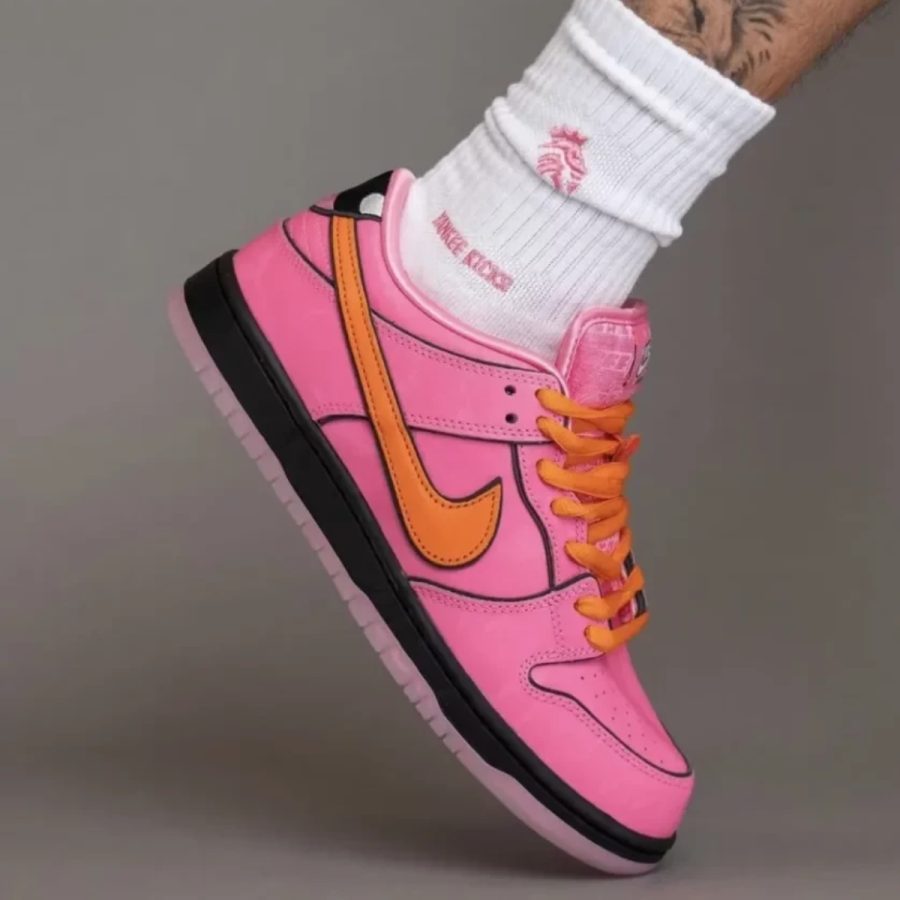 giày nike x the powerpuff girls sb dunk low prox qs 'blossom' fd2631-600