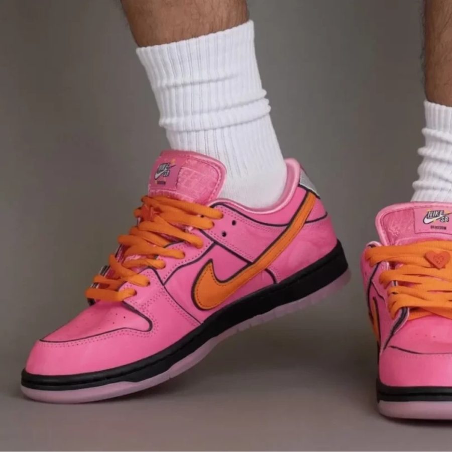 giày nike x the powerpuff girls sb dunk low prox qs 'blossom' fd2631-600