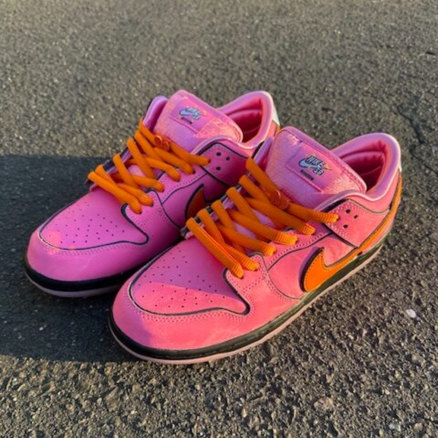 giày nike x the powerpuff girls sb dunk low prox qs 'blossom' fd2631-600