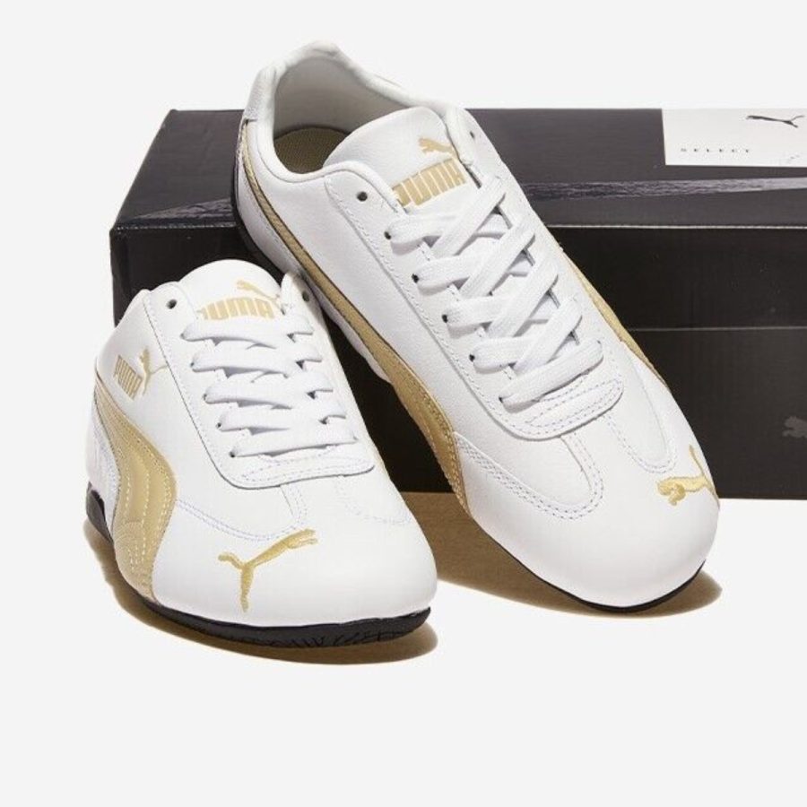 giày puma speedcat leather 'white toasted almond' 401603-01