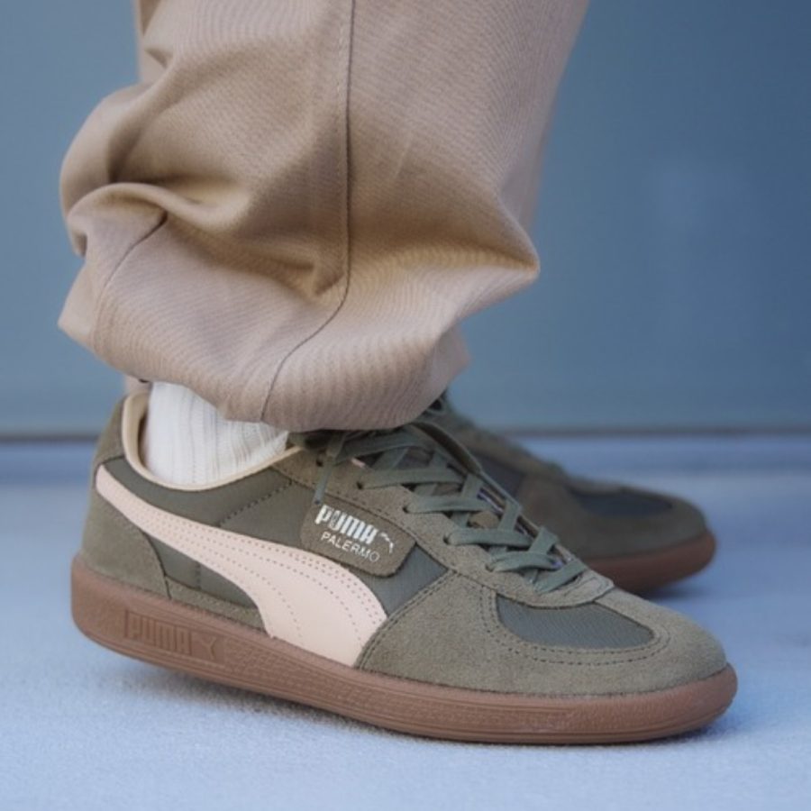 giày puma x billys palermo 'olive cashew' 399993-01