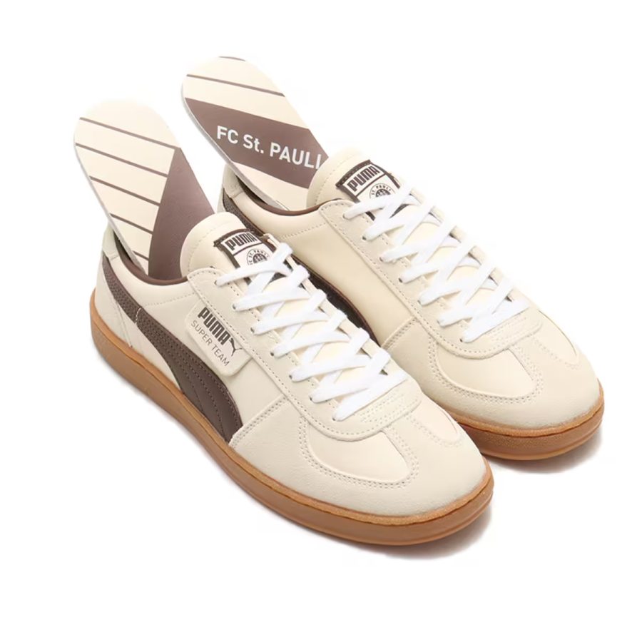 giày puma x fc st. pauli super team 'sugared almond brown' 401078-01