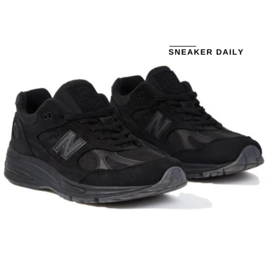 giày stone island x new balance 991v2 made in england 'black' u991sk2