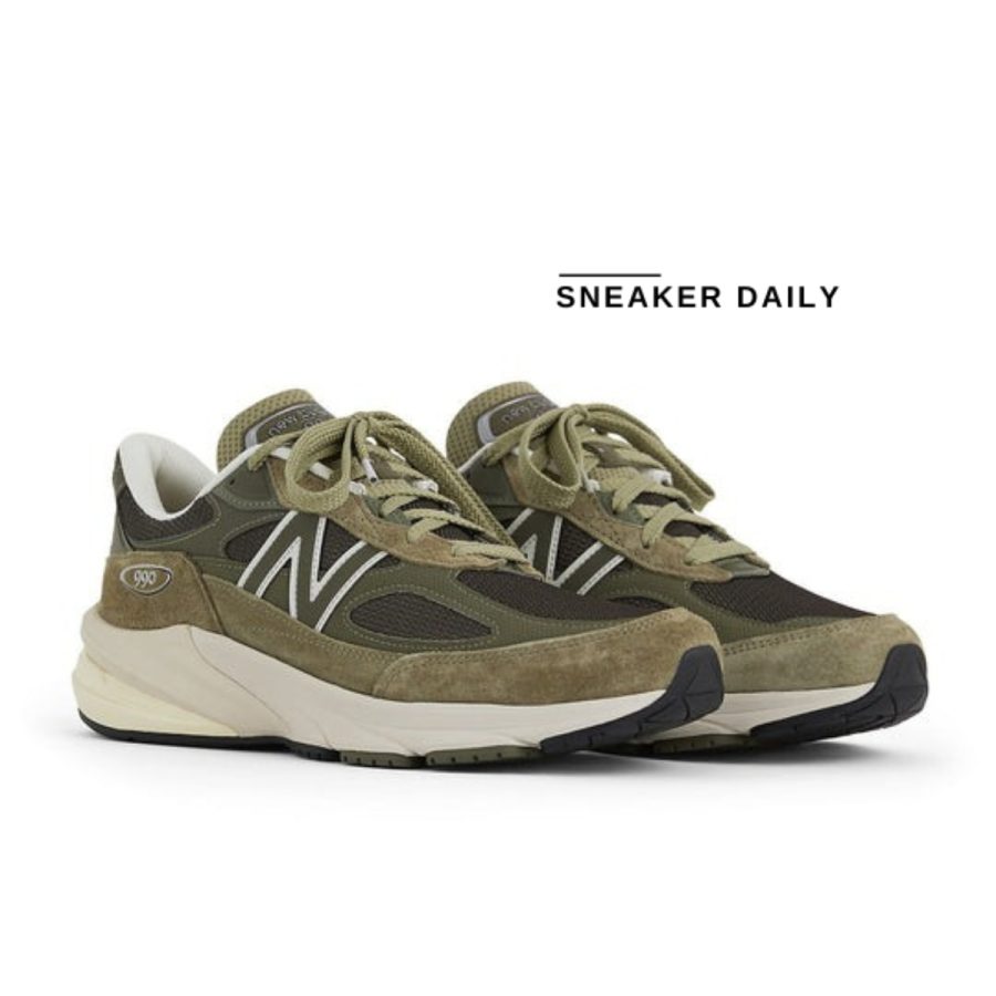 giày teddy santis x new balance 990v6 made in usa 'true camo' u990tb6