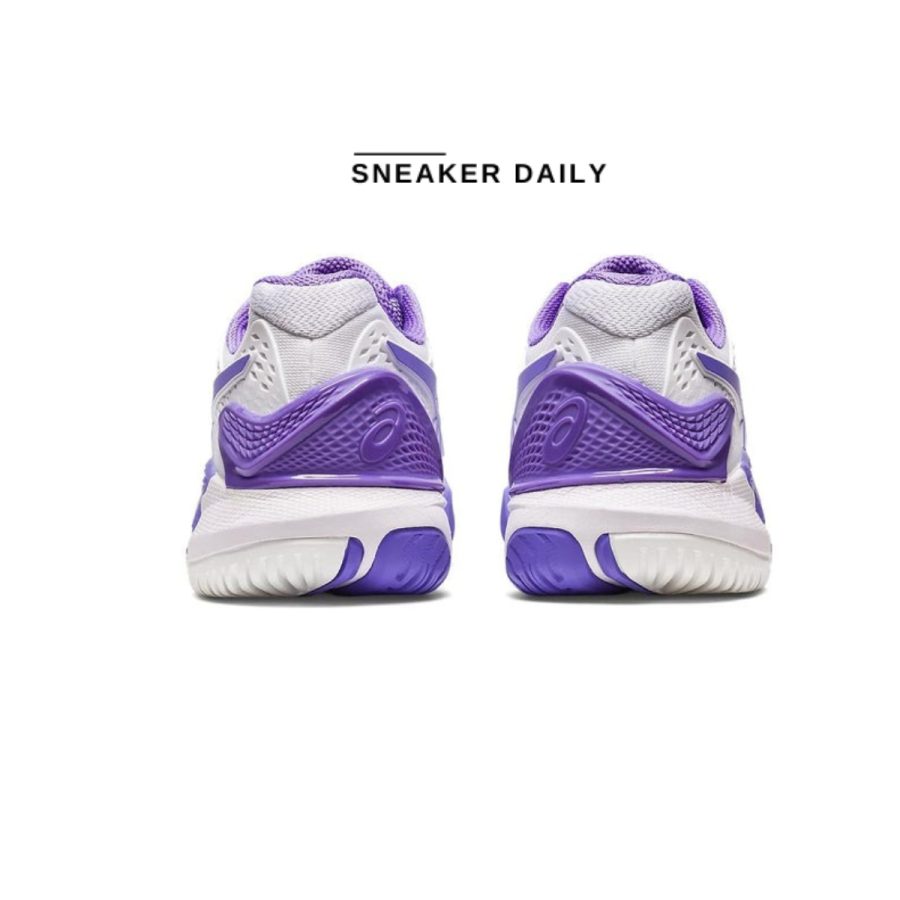 giày (wmns) asics gel resolution 9 'white amethyst' 1042a208-101