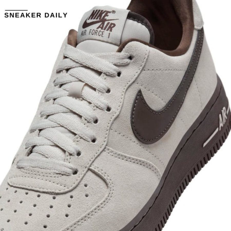 giày (wmns) nike air force 1 '07 'light orewood brown' hq3485-104