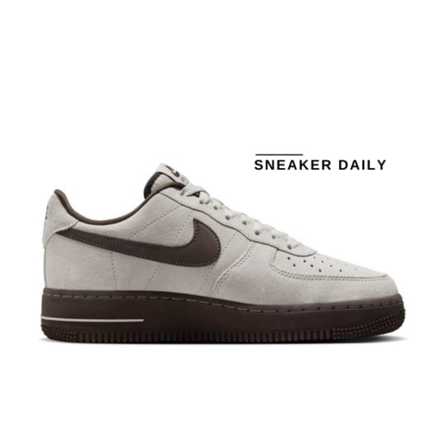 giày (wmns) nike air force 1 '07 'light orewood brown' hq3485-104