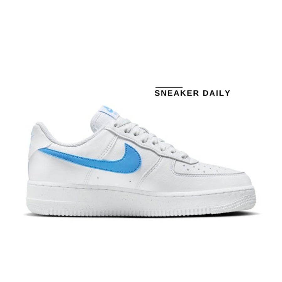 giày (wmns) nike air force 1 '07 se next nature 'white university blue' dv3808-103