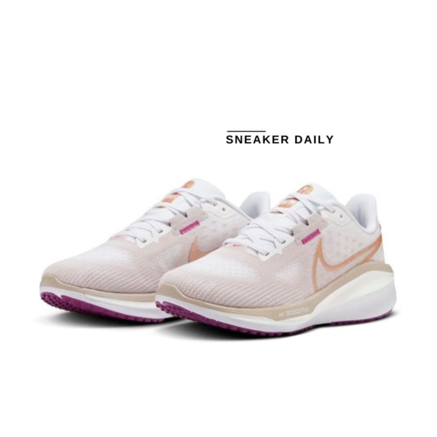 giày (wmns) nike air zoom vomero 17 'light mauve white' fb8502-007