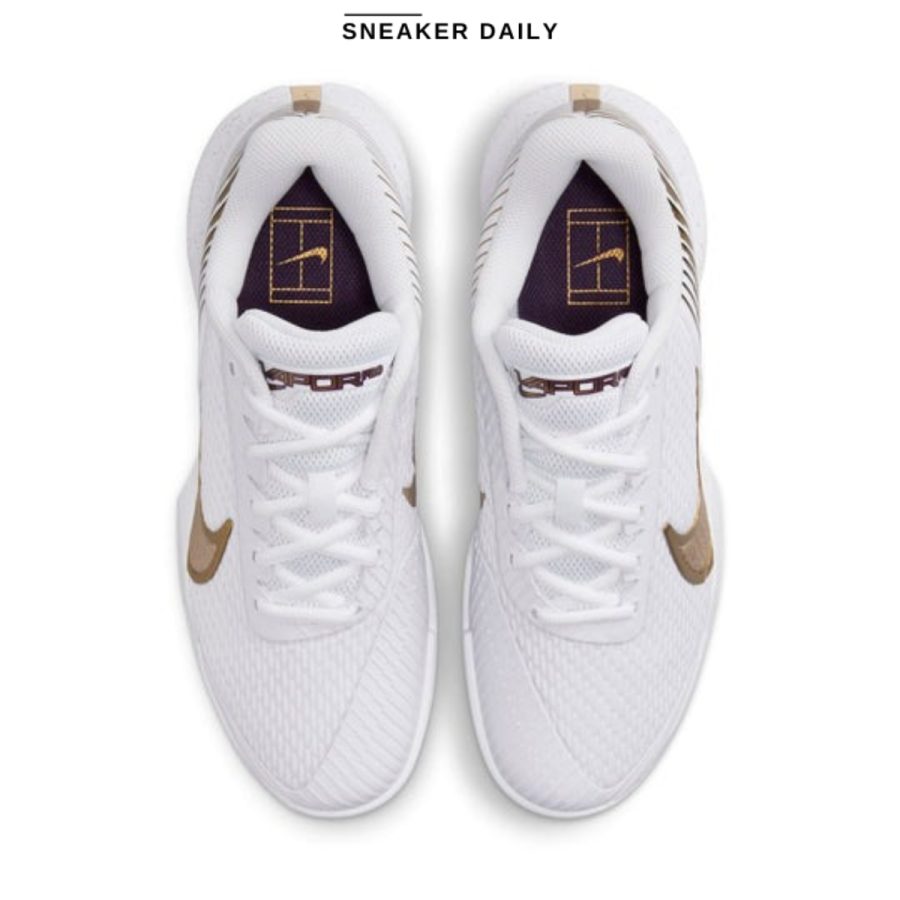 giày (wmns) nike court air zoom vapor pro 2 'wimbledon' hf3631-100