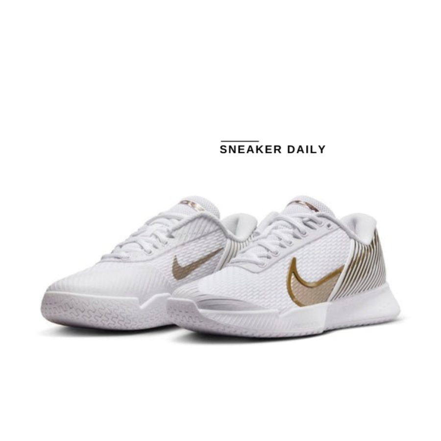 giày (wmns) nike court air zoom vapor pro 2 'wimbledon' hf3631-100