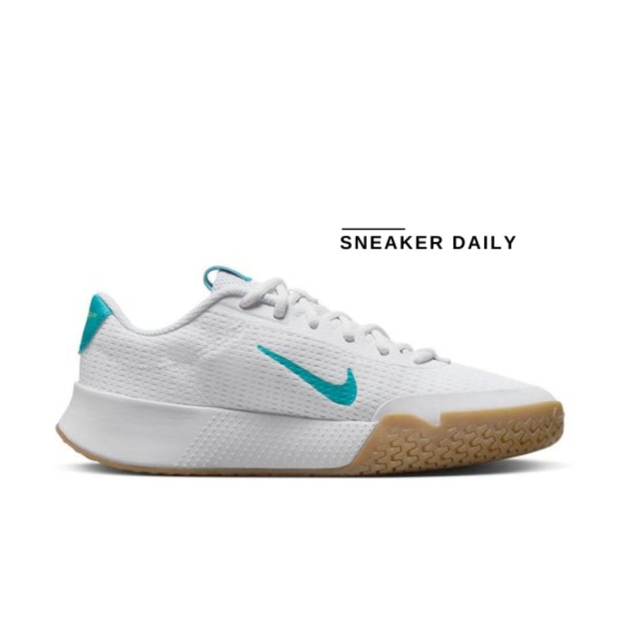 giày (wmns) nike court vapor lite 2 hc 'white teal nebula' dv2019-103