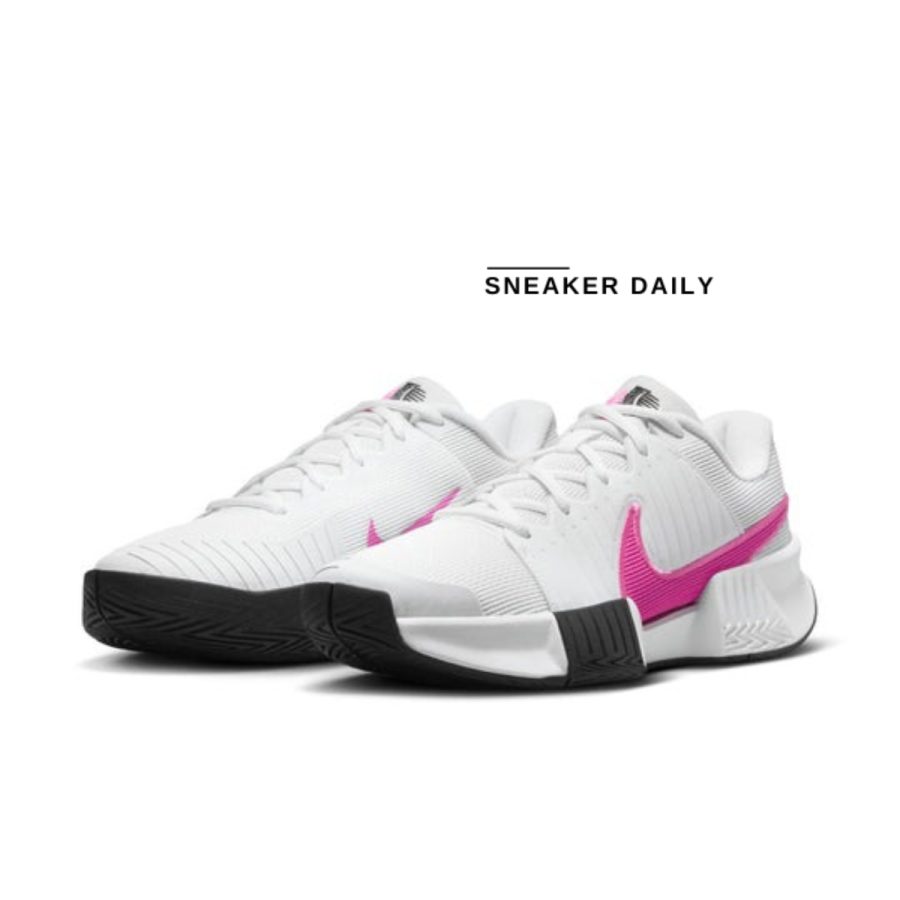 giày (wmns) nike gp challenge pro 'white playful pink' fb3146-108