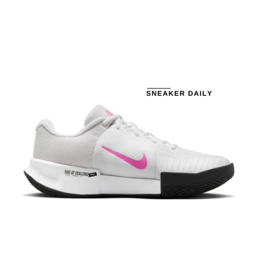 giày (wmns) nike gp challenge pro 'white playful pink' fb3146-108