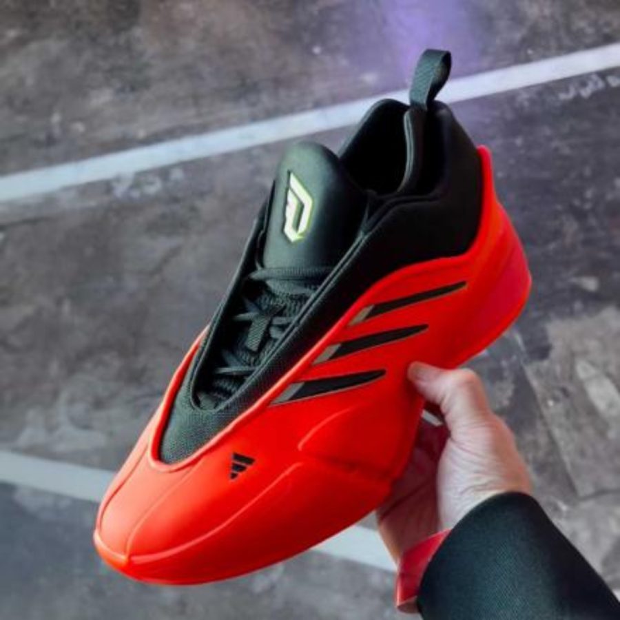 giày adidas dame 9 'solar red' ie3627