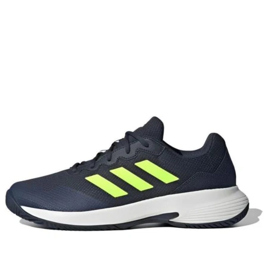 giày adidas gamecourt 2.0 'shadow navy lucid lemon' ie0854