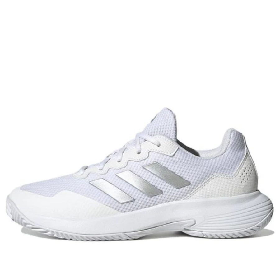 giày adidas gamecourt 2.0 'white silver metallic' hq8476