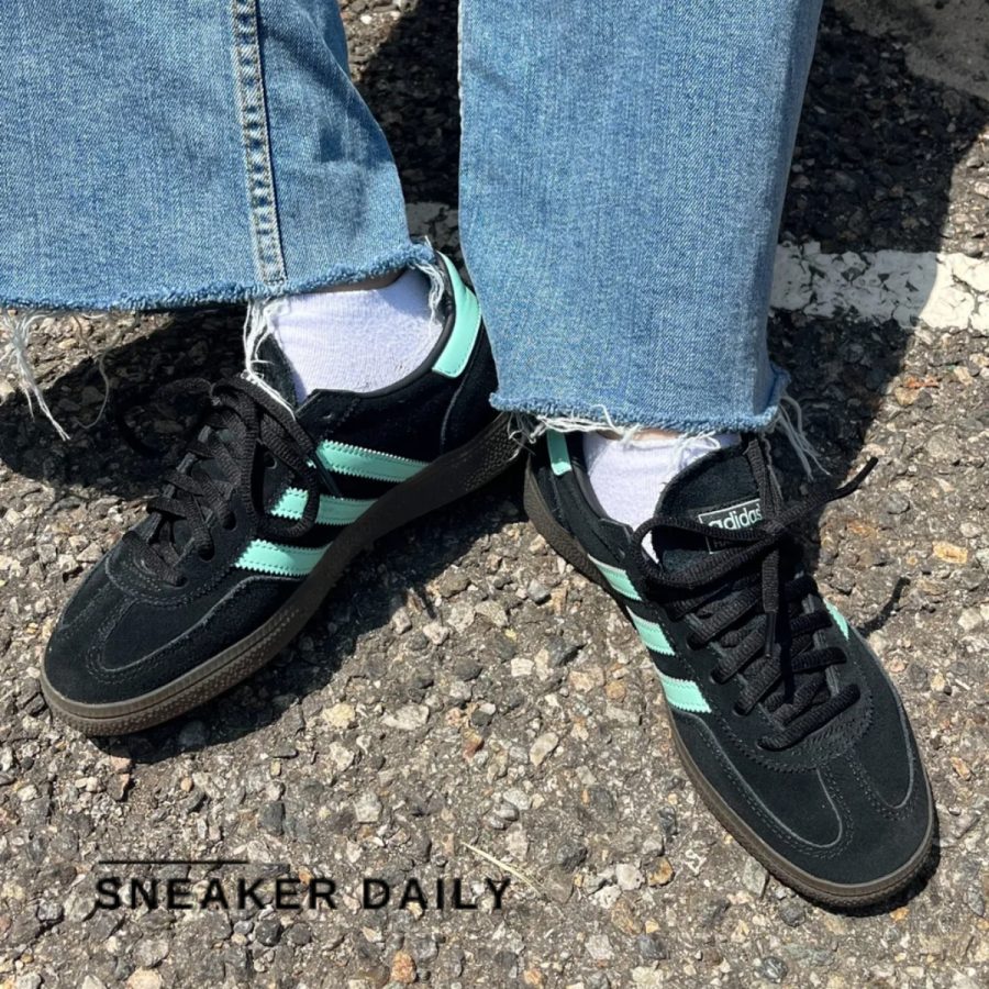 giày adidas handball spezial 'black clear mint' ih7491
