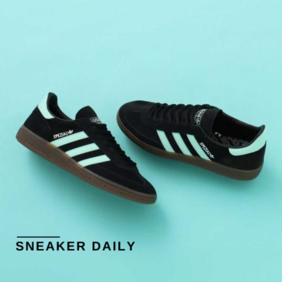 giày adidas handball spezial 'black clear mint' ih7491
