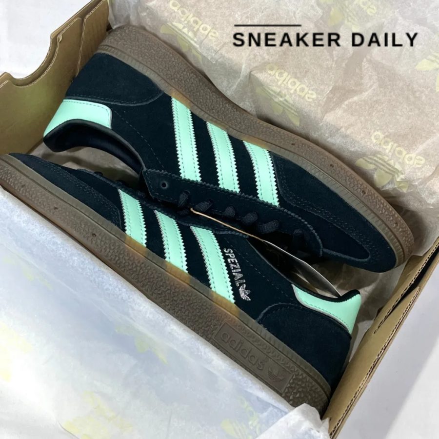 giày adidas handball spezial 'black clear mint' ih7491